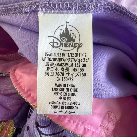 Disney Store Youth Girls Rapunzel Tangled Princess Costume Gown Dress Size 11/12 - Picture 5 of 5